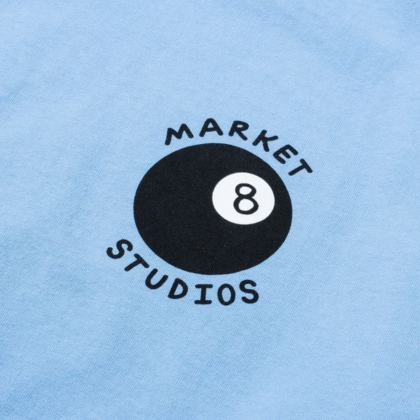 Футболка Market EIGHT BALL T-SHIRT blue MKT26Q1-SS0597-00064 фото