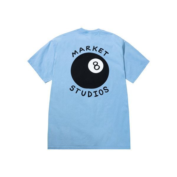 Футболка Market EIGHT BALL T-SHIRT blue MKT26Q1-SS0597-00064 фото