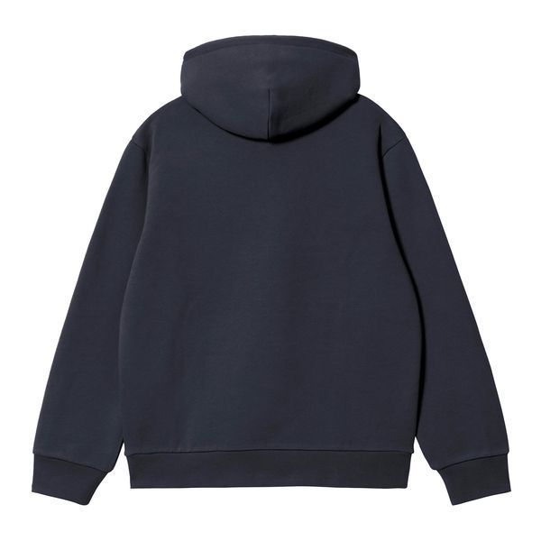 Худі Carhartt WIP HOODED CARHARTT SWEAT dark navy / dark scarab I030547.3Z0XX фото