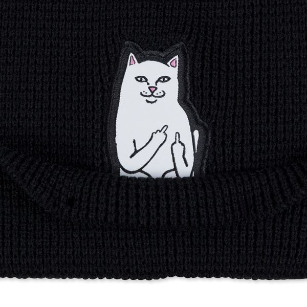 Шапка Ripndip LORD NERMAL BEANIE black RND1890N фото