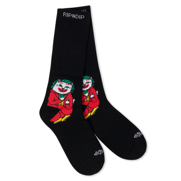 Шкарпетки Ripndip WHY SO NERMAL? SOCKS black RNDFALL26173 фото
