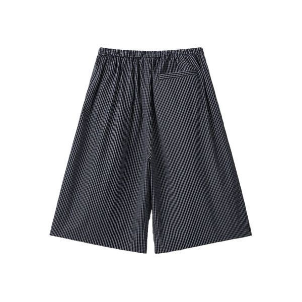 Шорти SSSTUFFF LOGO BERMUDA SHORTS black checked SS26-PNT08-X2 фото