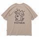 Футболка Victoria Hk QUEENHEAD LOGO S/S TEE cement 2621001-CEME фото 2