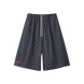 Шорти SSSTUFFF LOGO BERMUDA SHORTS black checked SS26-PNT08-X2 фото 1