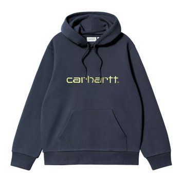 Худі Carhartt WIP HOODED CARHARTT SWEAT Deep Night / Gentle Green I030547.3PLXX фото