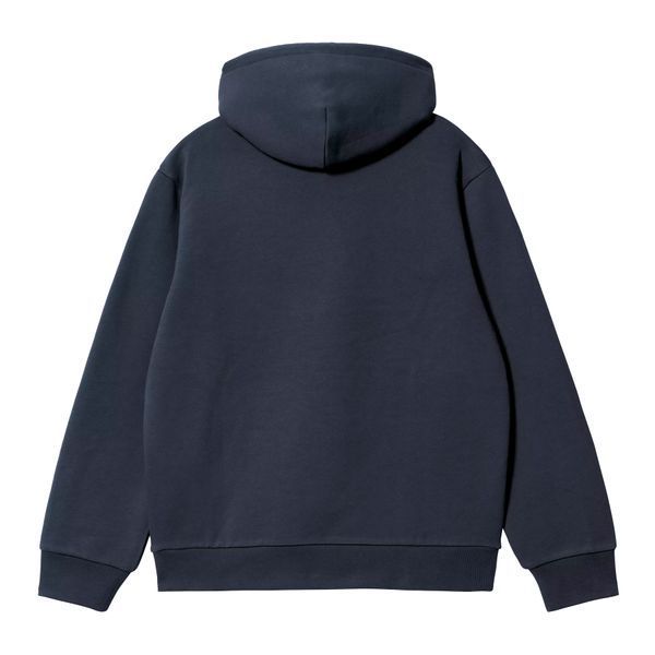Худі Carhartt WIP HOODED CARHARTT SWEAT Deep Night / Gentle Green I030547.3PLXX фото
