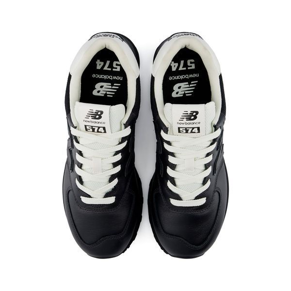Кросівки New Balance 574 LEATHER black M5742VV фото