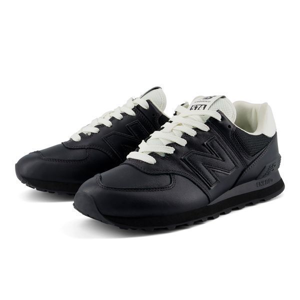 Кросівки New Balance 574 LEATHER black M5742VV фото