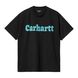 Футболка Carhartt S/S Bubbles T-Shirt Black / Turquoise I032421 фото 3