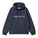 Худі Carhartt WIP HOODED CARHARTT SWEAT Deep Night / Gentle Green I030547.3PLXX фото 1