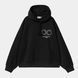 Худі Carhartt WIP HOODED ROTATION SWEAT black/white I034690.0D2XX фото 2