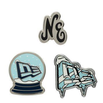 Набір пінів New Era NE 3 PIN GIFT SET 1 NEWERA SL silver 60758544-NE фото