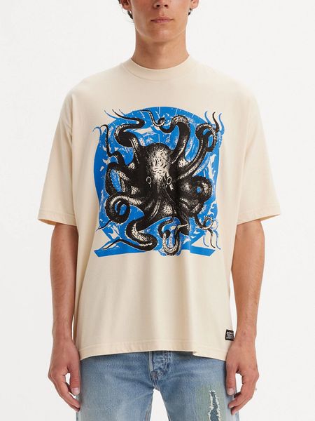 Футболка Levis Skateboarding SKATE GRAPHIC BOX TEE ROEMELLO Octo Blue A1005;0020 фото