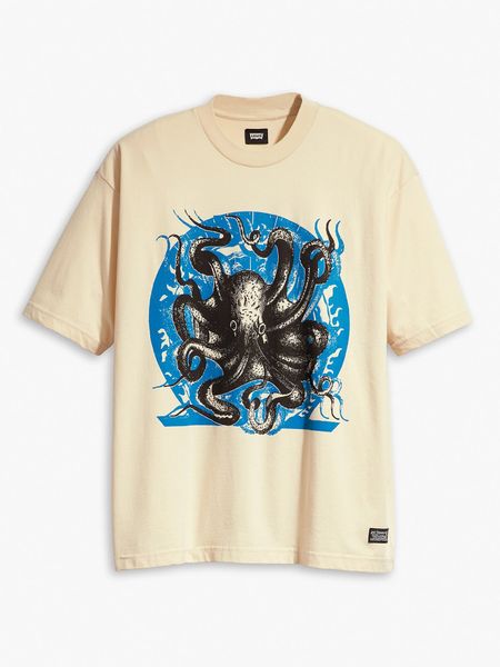 Футболка Levis Skateboarding SKATE GRAPHIC BOX TEE ROEMELLO Octo Blue A1005;0020 фото