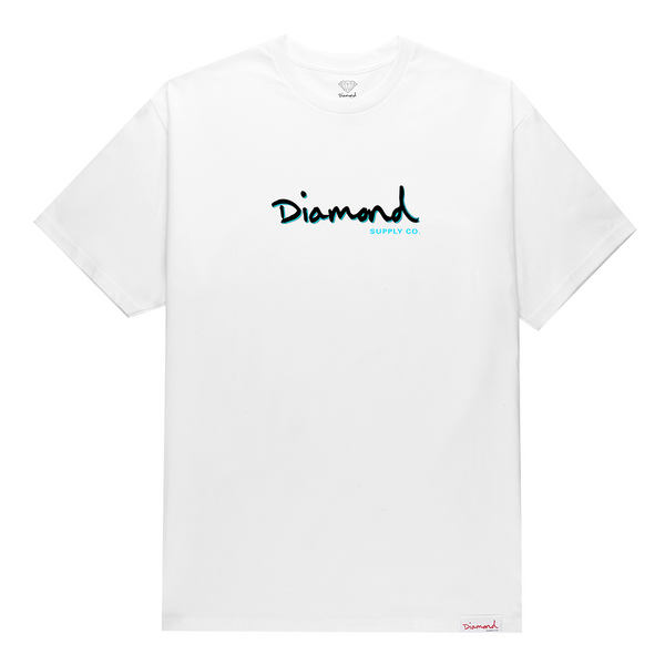 Футболка Diamond OUTLINE TEE WHITE C23DMPA009-WHT фото