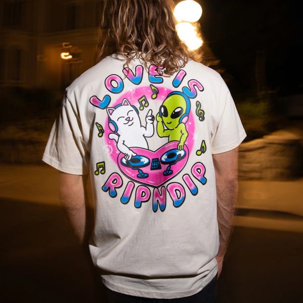 Футболка Ripndip LOVE IS RIPNDIP TEE Natural RNDFAL24158 фото