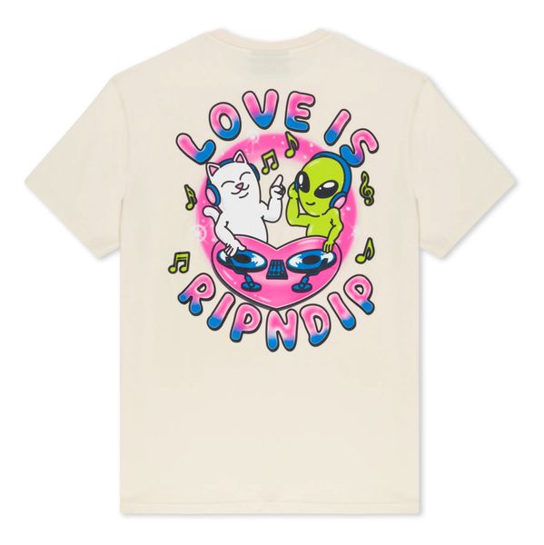 Футболка Ripndip LOVE IS RIPNDIP TEE Natural RNDFAL24158 фото