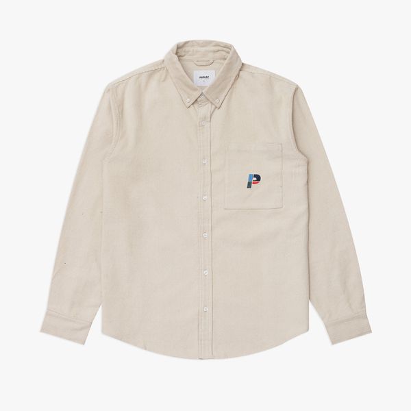 Сорочка Parlez QUEST CORD SHIRT ecru PARAW23027 фото