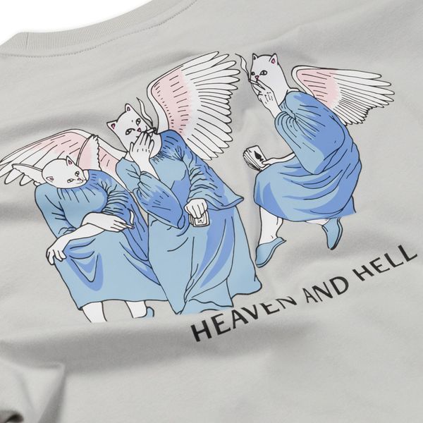 Футболка Ripndip HEAVN AND HELL TEE Grey (RNDSUM24153) RNDSUM24153 фото