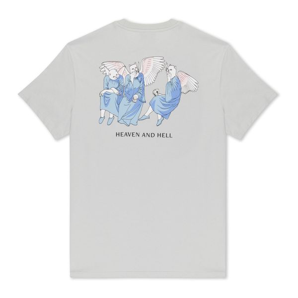 Футболка Ripndip HEAVN AND HELL TEE Grey (RNDSUM24153) RNDSUM24153 фото