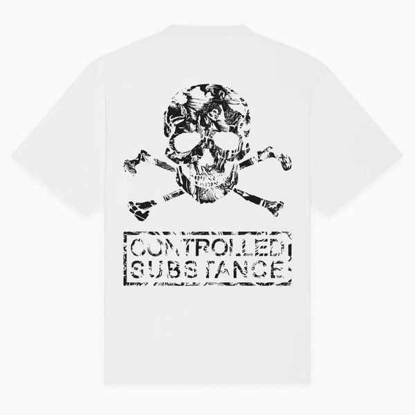 Футболка SSUR CONTROLLED SUBSTANCE LOGO White SS07T03 фото