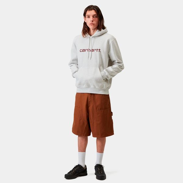 Худі Carhartt WIP HOODED CARHARTT SWEAT Ash Heather / Cozy Purple I030547.3PNXX фото