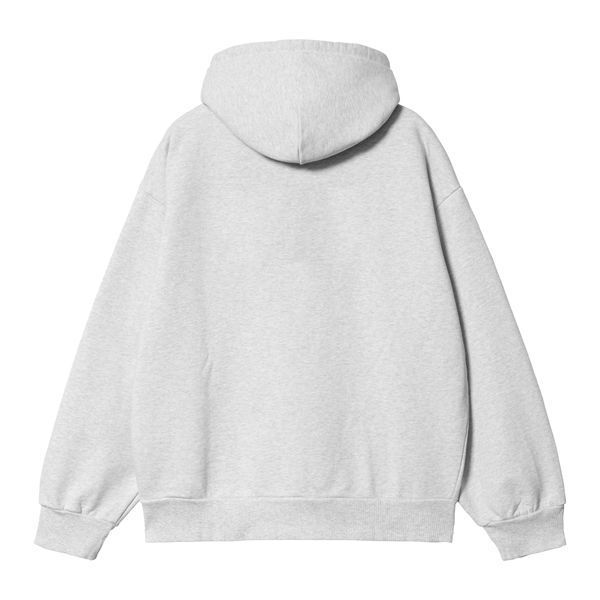 Худі Carhartt WIP HOODED CARHARTT SWEAT Ash Heather / Cozy Purple I030547.3PNXX фото