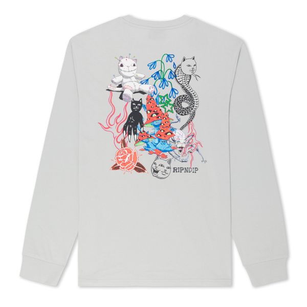 Лонгслів Ripndip TRAVIS LONG SLEEVE Grey (RNDSPR24142) RNDSPR24142 фото