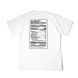 Футболка Cookman T-SHIRTS nutrition facts white 231-21052-10 фото 2