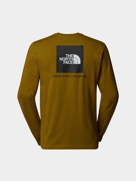 Лонгслів The North Face L/S REDBOX TEE Moss Green NF0A87NN1OB фото