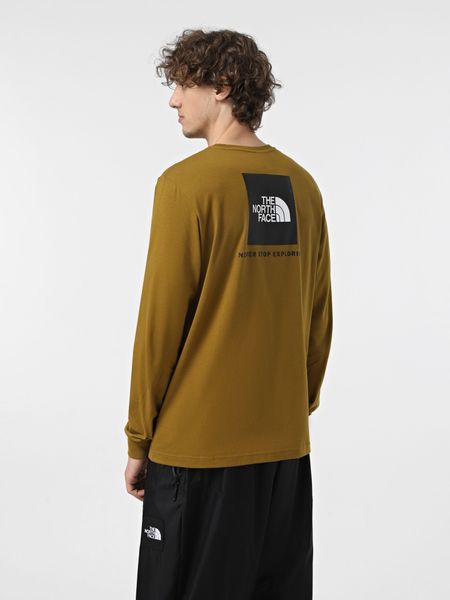 Лонгслів The North Face L/S REDBOX TEE Moss Green NF0A87NN1OB фото