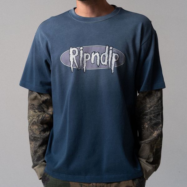 Лонгслів Ripndip SIC DOUBLE LONG SLEEVE Slate / Camo RNDSUM26103 фото