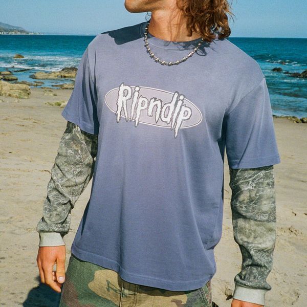 Лонгслів Ripndip SIC DOUBLE LONG SLEEVE Slate / Camo RNDSUM26103 фото