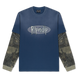 Лонгслів Ripndip SIC DOUBLE LONG SLEEVE Slate / Camo RNDSUM26103 фото 1