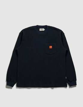 Світшот Victoria HK POCKET HEAVY WEIGHT WAFFLE CRE navy 2422002-NAVY фото