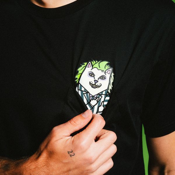 Футболка Ripndip BUG DRANK NERM POCKET TEE black RNDFALL26151 фото