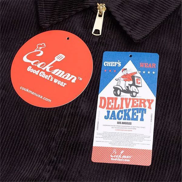 Куртка Cookman DELIVERY JACKET corduroy black 231-23454-18 фото