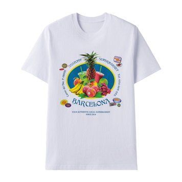 Футболка SSSTUFFF SCENTED FRUITS TEE (BANANA) white CO-TEE04 фото