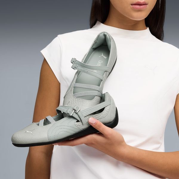 Балетки Puma SPEEDCAT BALLET CROC White-Vapor Gray 405327-02 фото