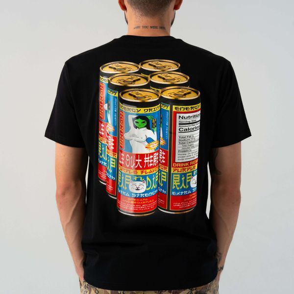 Футболка Ripndip NERMS CANS TEE Black RNDSPR25143 фото