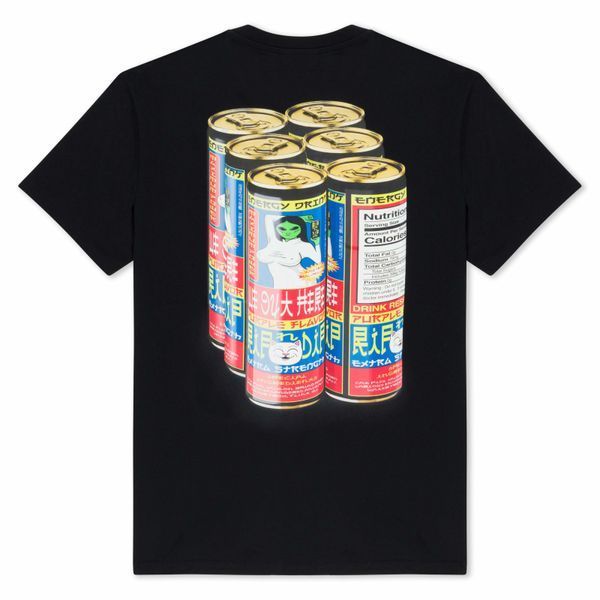 Футболка Ripndip NERMS CANS TEE Black RNDSPR25143 фото