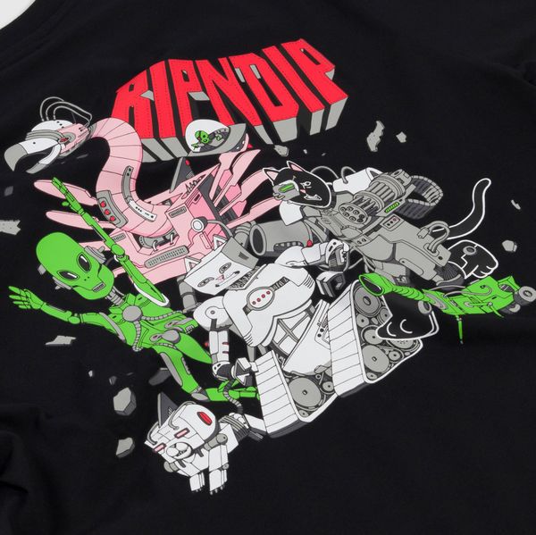 Футболка Ripndip TOMORROWLAND TEE black RNDFAL24168 фото