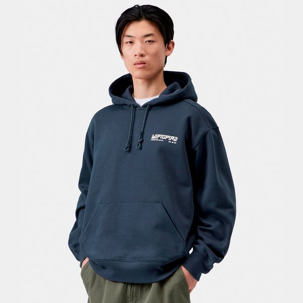 Худі Carhartt WIP HOODED WIPTOPIA II SWEAT blue I037224.01XX фото