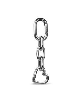 Брелок Карабін SYCH HEART_CARABINER silver AC-005-HRT фото