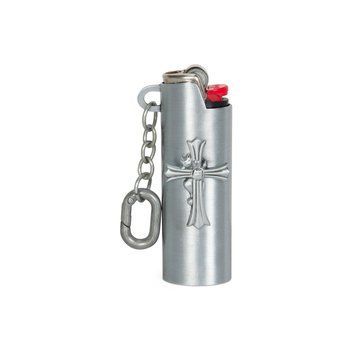 Брелок Ripndip NERM CROSS LIGHTER KEYCHAIN Silver RNDSUM26201 фото