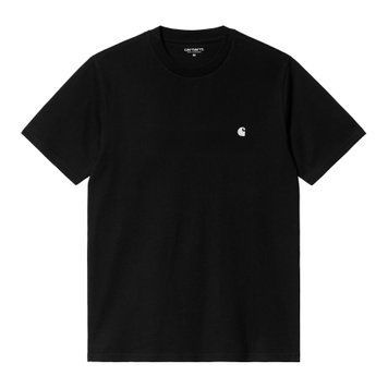 Футболка Carhartt WIP S/S MADISON T-SHIRT black / white I033000.0D2XX фото