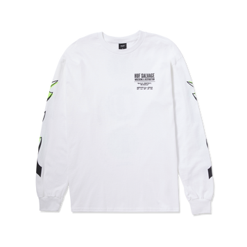 Лонгслів HUF BUZZKILL LONGSLEEVE white TS02081-white фото