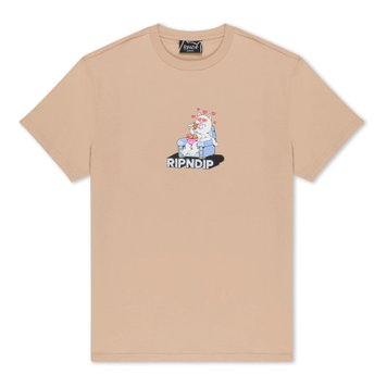 Футболка Ripndip AFTERNOON SNACK TEE Almond RNDFAL24162 фото