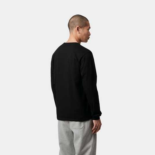 Придбати Лонгслів Carhartt WIP L/S BASE T-SHIRT black/white