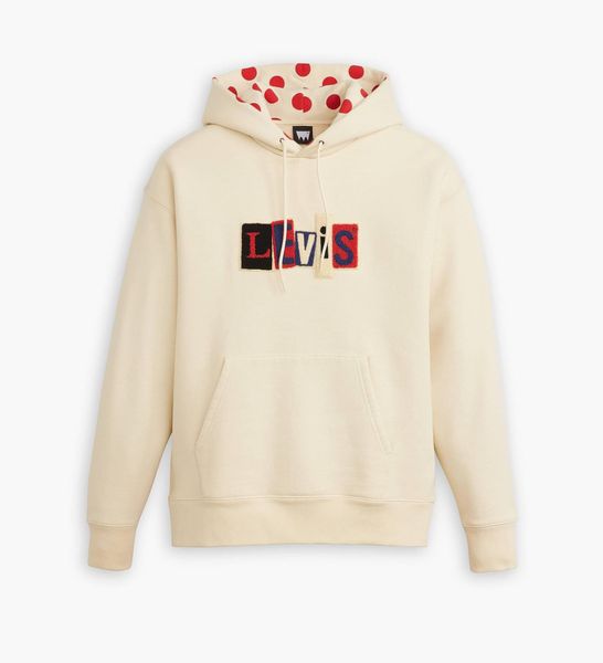 Худі Levi's Skateboarding SKATE HOODED SWEATSHIRT ANGORA dots cre A1008;0014 фото